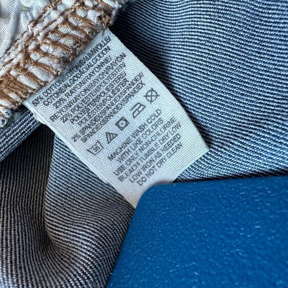 Free People Distressed Skinny Crop Ankle Denim Jeans Womens 27 - Picture 8 of 8